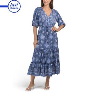 WALKER AND WADE Blue Carrie Maxi Dress